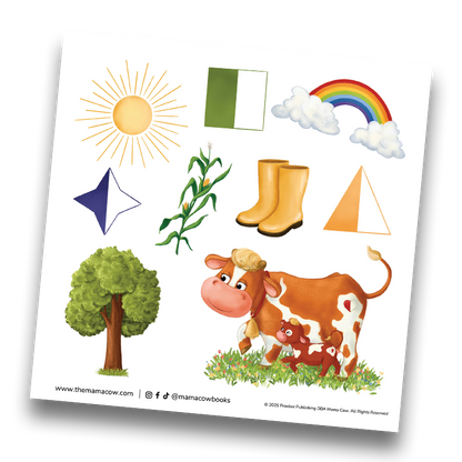 the mama cow stickers